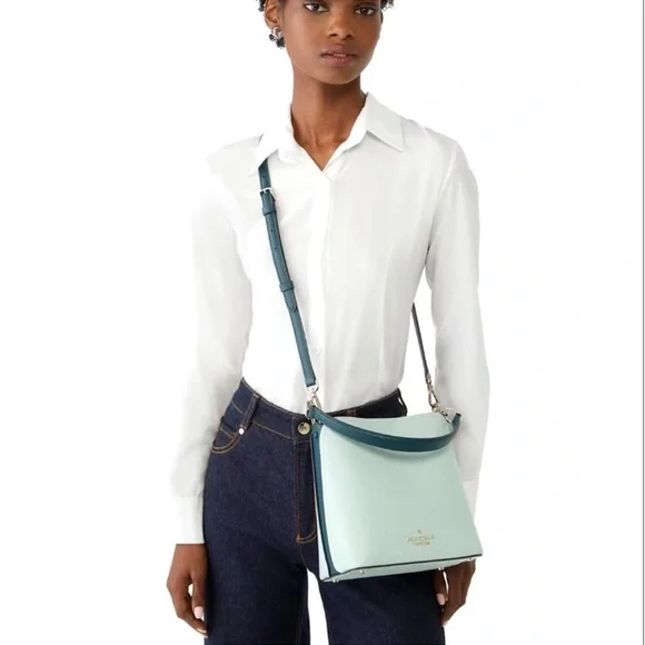 Kate Spade Small Darcy Crossbody in Seawater multi MSRP $359 brand new - Picture 5 of 7